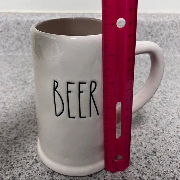 Rae Dunn Black and White Beer Mugs Trio - Picture 14 of 16